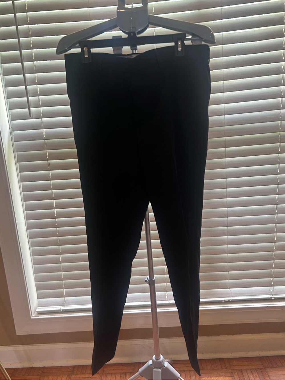 Black Men's Dress Pants — Tailored Straight Leg